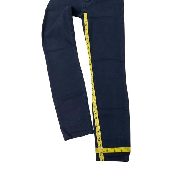 Current/Elliott The Ankle Skinny Jeans Womens 27/0 Navy Stretch Mid Rise Denim - Picture 8 of 11